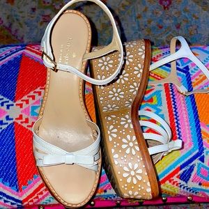 Kate Spade Strappy “TiTi” Wedge Sandals